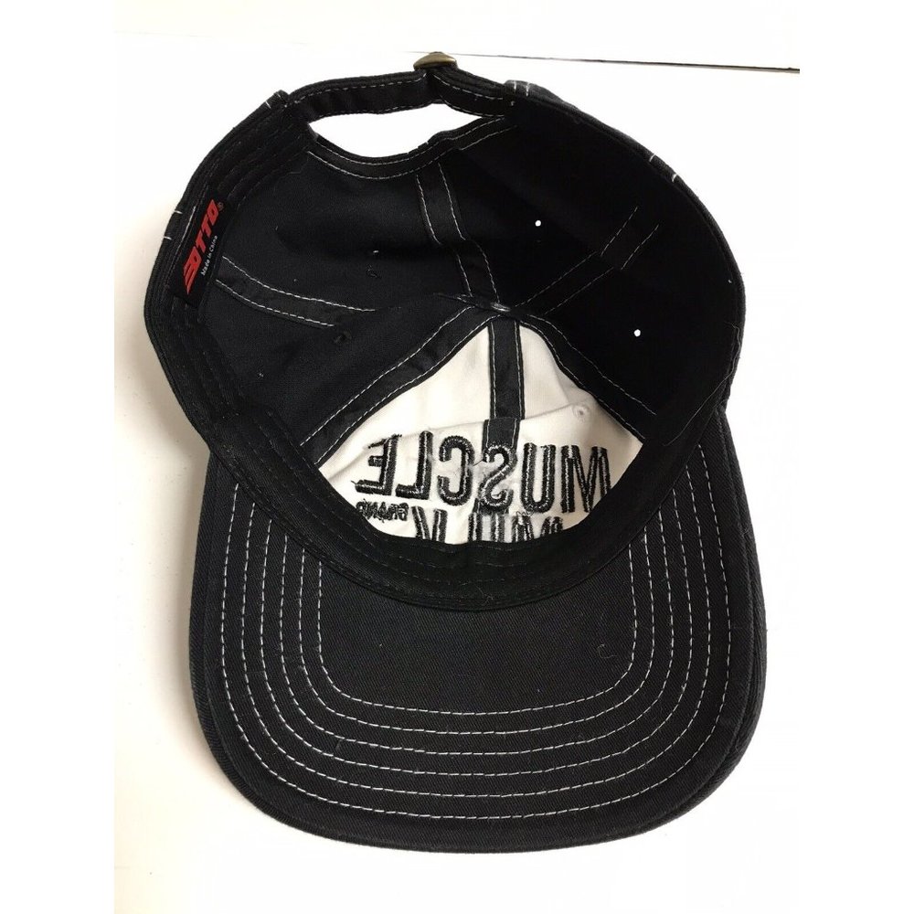 Muscle Milk Protein Shske Black White Adjustable Hat - Picture 5 of 5